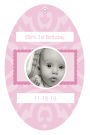 Babe Baby Vertical Oval Favor Tag